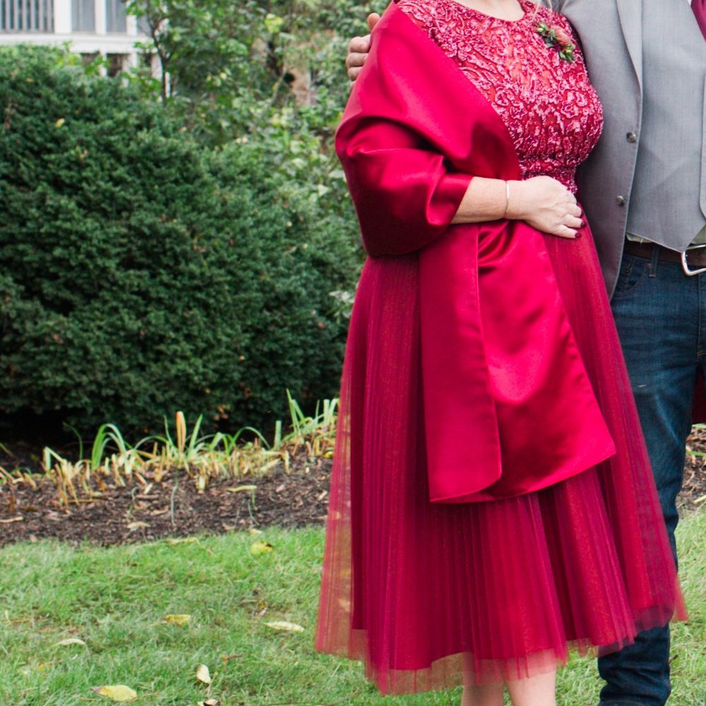 Formal Cocktail Mother of the Bride/Groom Beaded Dress